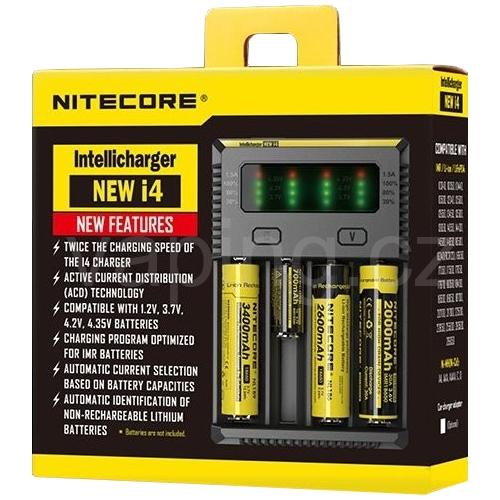 Nitecore Intellicharger NEW i2 V2 multifunkční nabíječka baterií