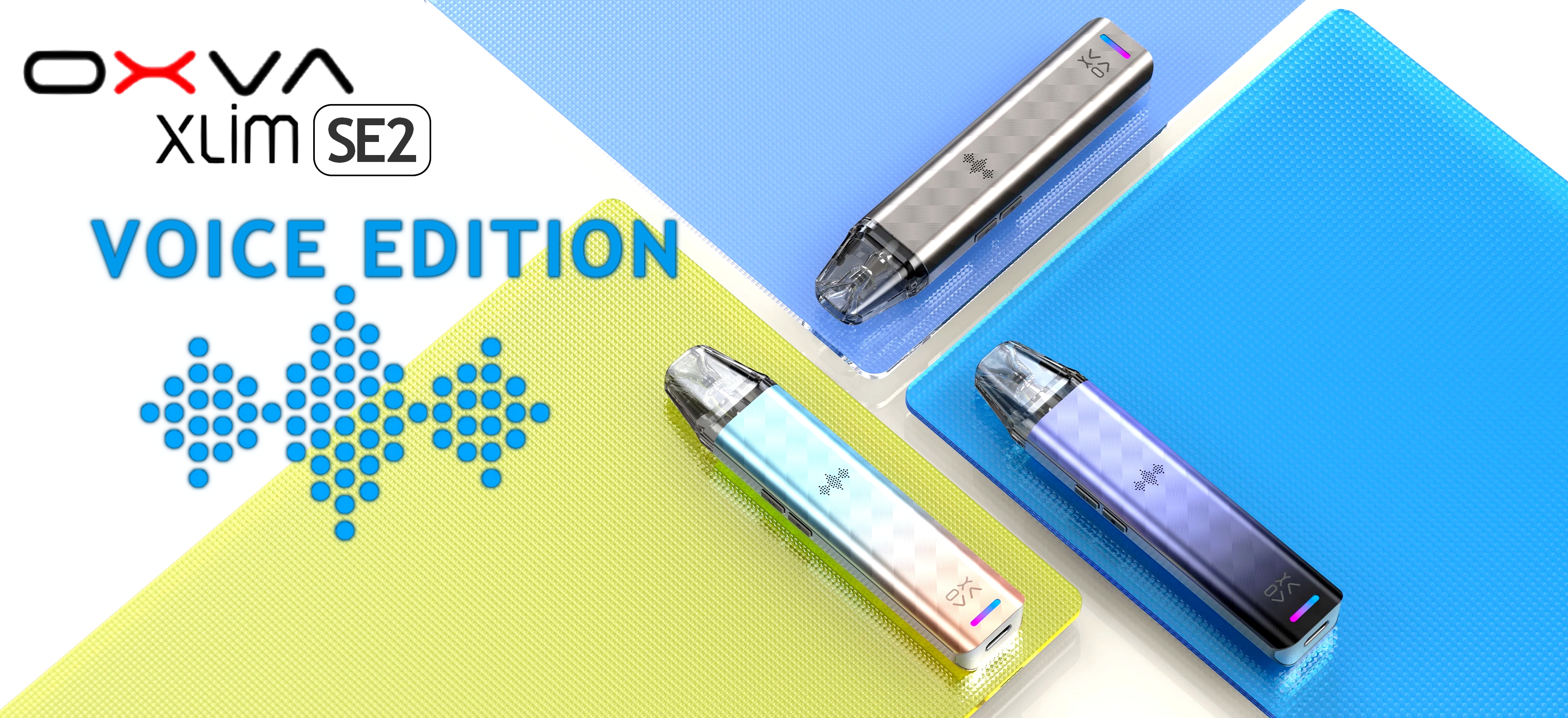 E-cigareta Oxva Xlim SE2 VOICE EDITION  (silver grey) 1000mAh