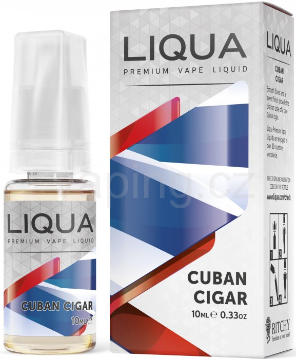 LIQUA Elements Cuban Cigar 10ml - 6mg (Kubánský doutník)