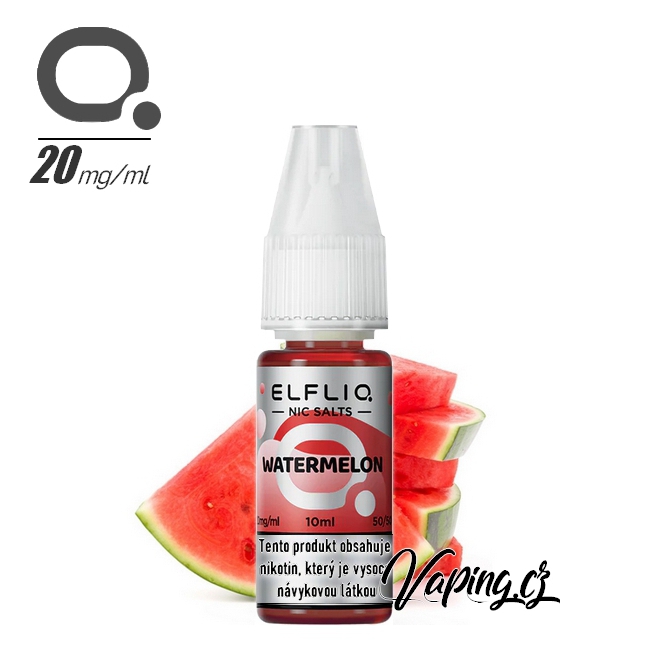 ELFLIQ Salt WATERMELON 20mg (vodní meloun) 10ml