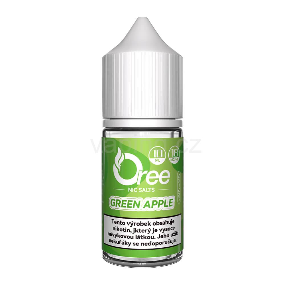 Oree Salt e-liquid 10ml Green Apple 18mg