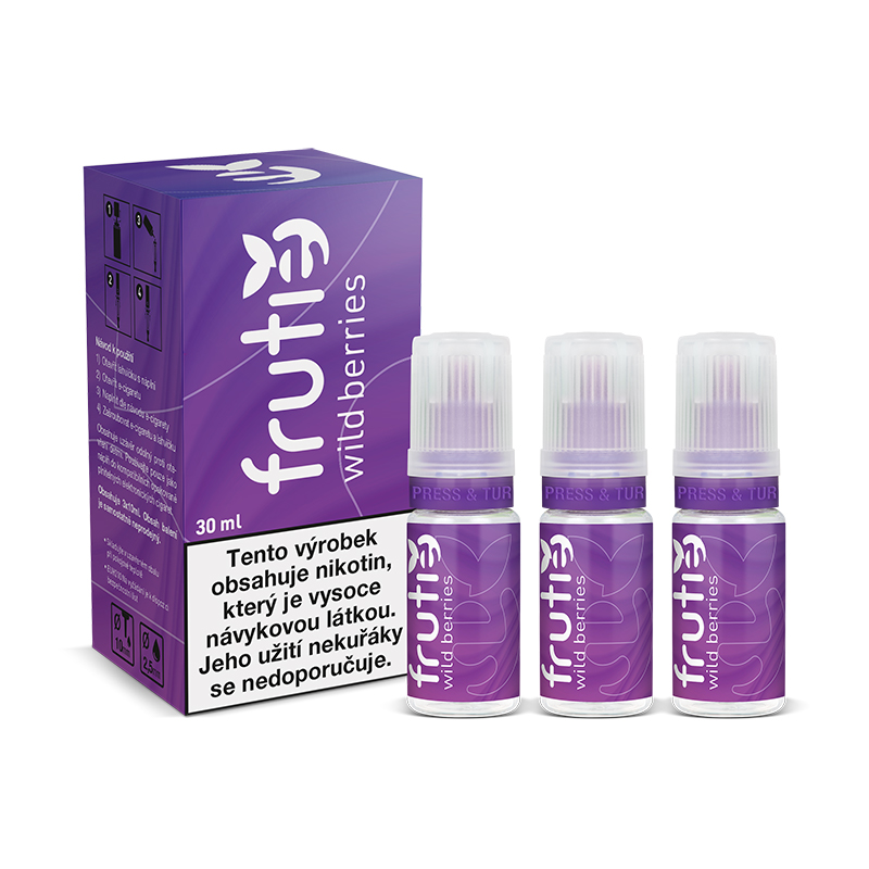 Frutie 70/30 Lesní plody (Wild Berries) 3x10ml - 2mg