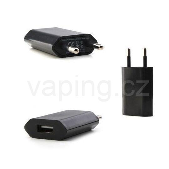 GvG Pro AC nabíjecí adaptér 220V -> USB-A (černý) 1A