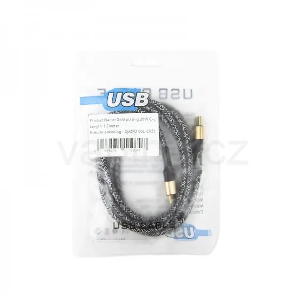 USB kabel nabíjecí USB-C > Lightning (1,2m) 20W