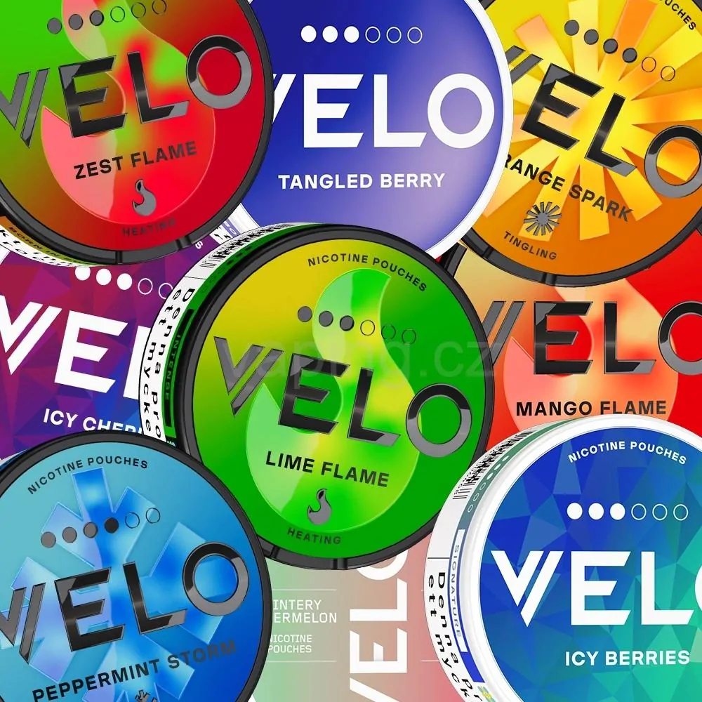 VELO MIGHTY PEPPERMINT + 3 další (celkem 4ks)