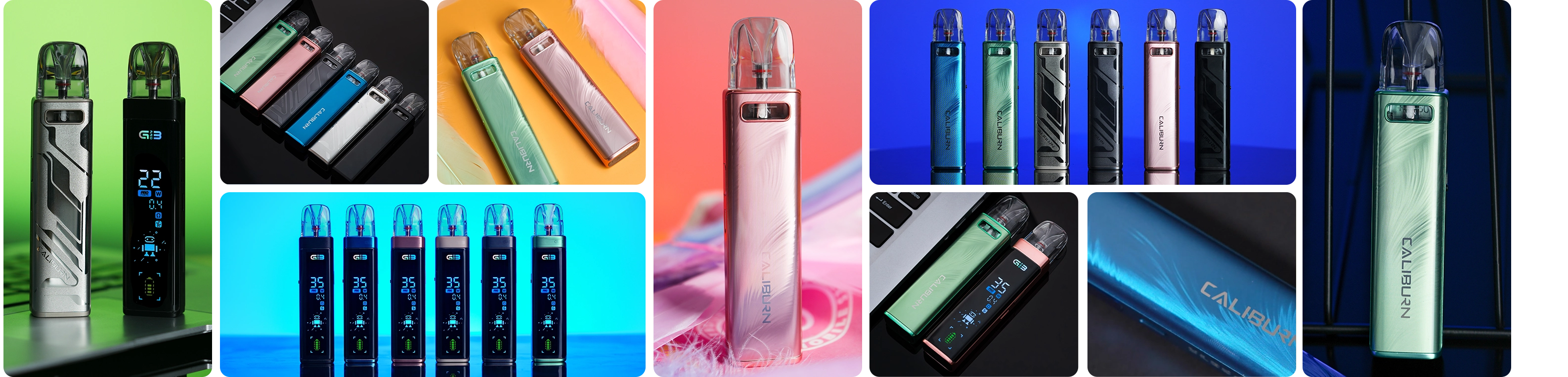Uwell e-cigareta Caliburn G3 PRO (Stone Gray)