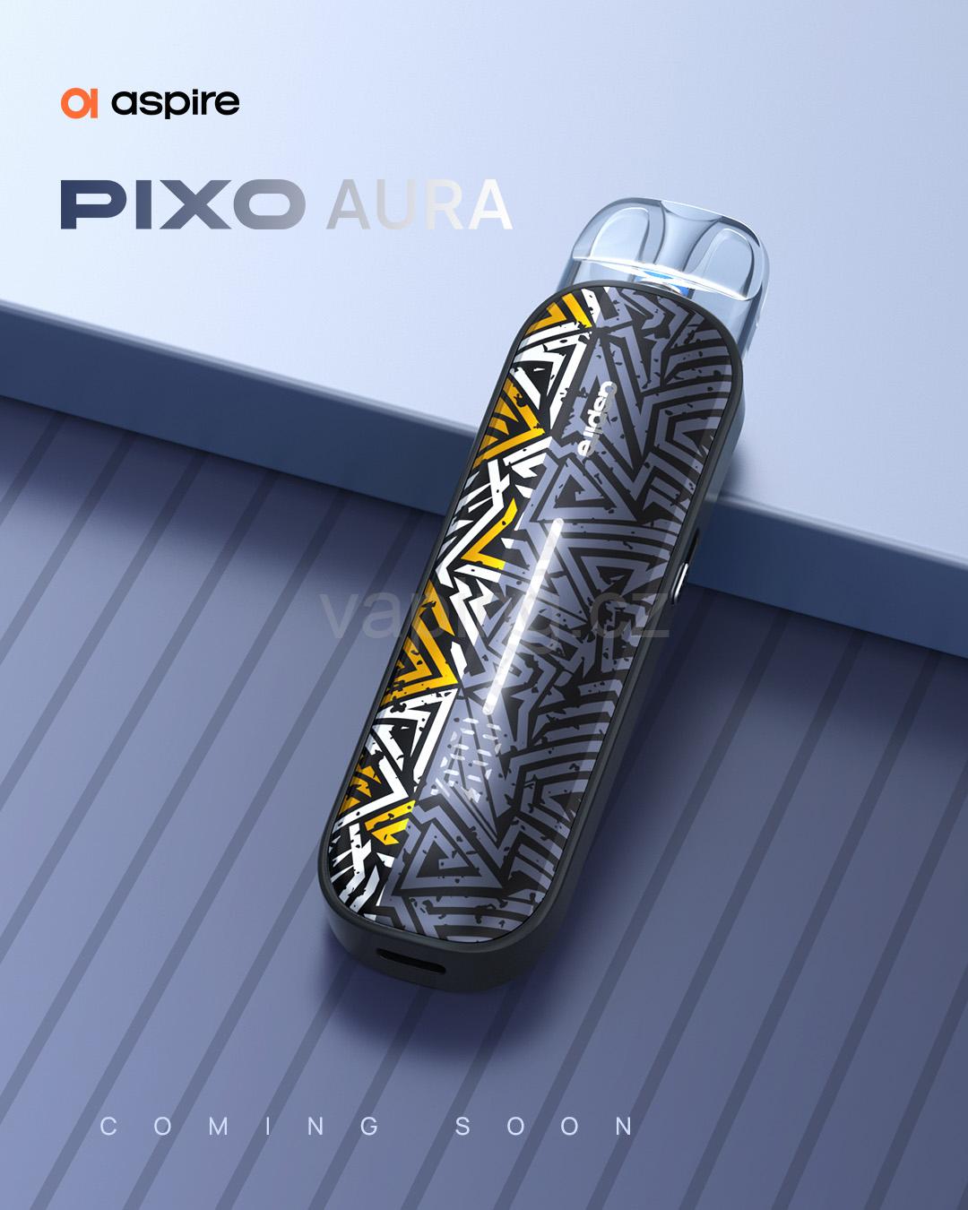 Aspire PIXO Aura e-cigareta (Graffiti Gray) 1300mAh