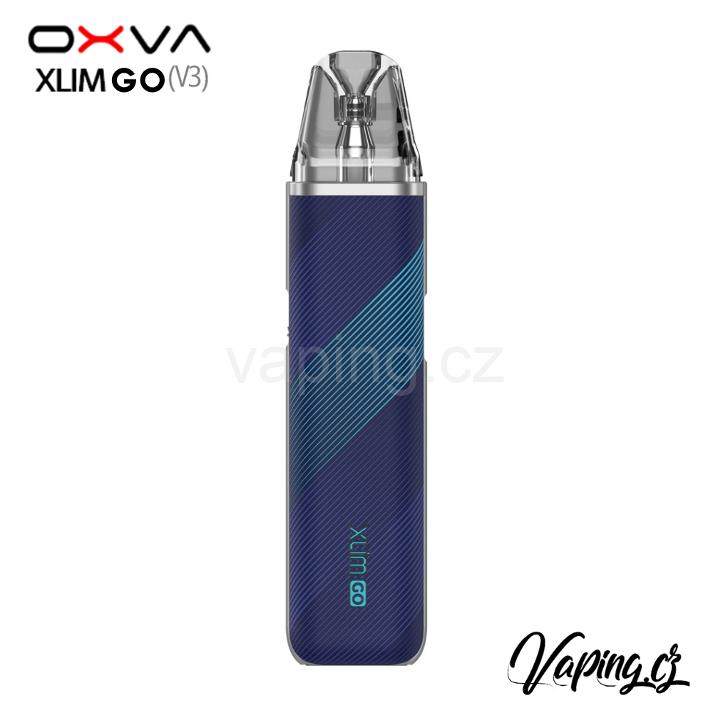 E-cigareta OXVA Xlim GO Striped Blue (pruhovaná modrá) 1000mAh