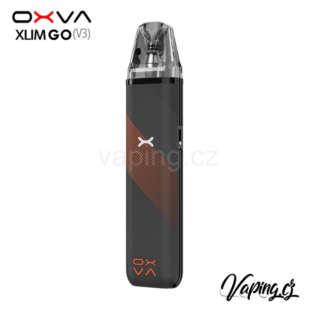 E-cigareta OXVA Xlim GO Striped Orange (pruhovaná oranžová) 1000mAh