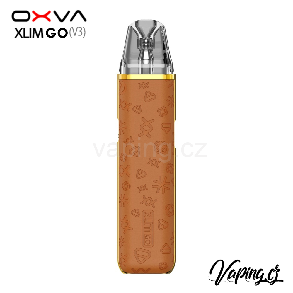 E-cigareta OXVA Xlim GO Luxury Brown (luxusní hnědá) 1000mAh