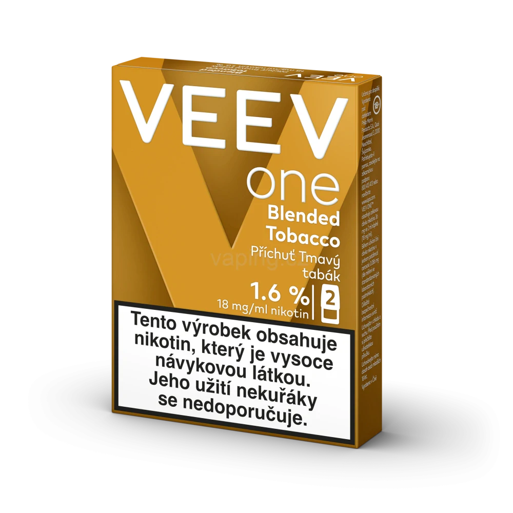 VEEV ONE náplně Blended Tobacco 18mg - 2ks