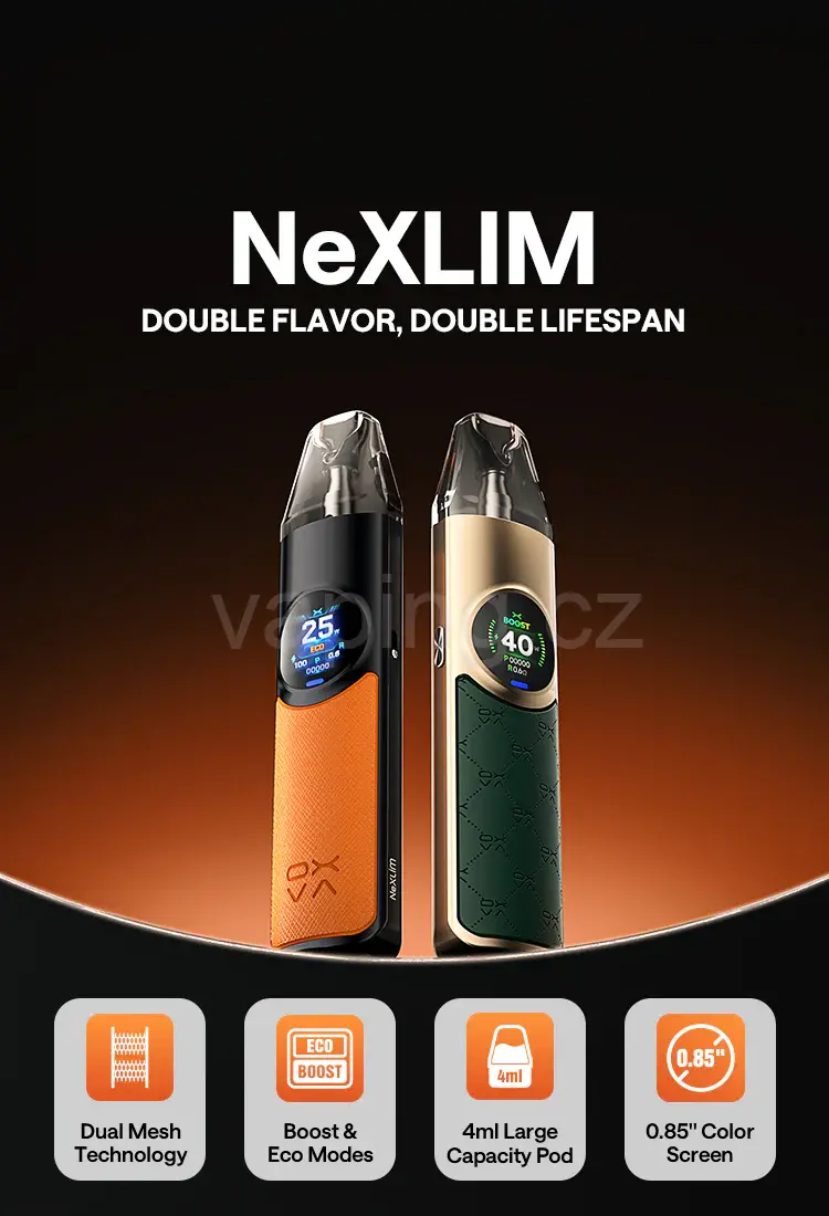 E-cigareta OXVA NeXLIM (glory red) 1500mAh