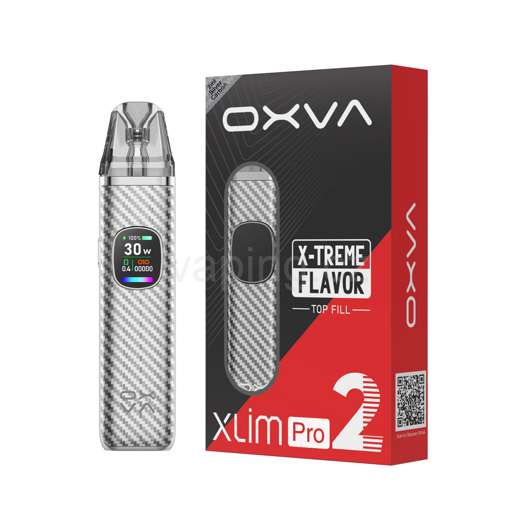 E-cigareta OXVA Xlim Pro 2 (Silver Carbon) 1300mAh