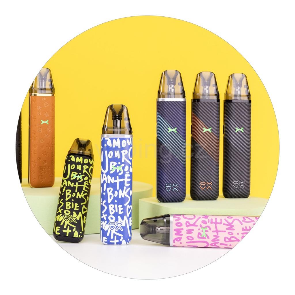 E-cigareta OXVA Xlim GO Striped Blue (pruhovaná modrá) 1000mAh