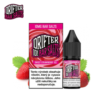 Liquid Drifter Bar Salts - SWEET STRAWBERRY ICE 10mg (sladká ledová jahoda) 10ml