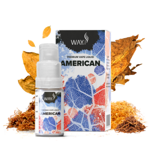 Way to Vape e-liquid AMERICAN (americký tabák) 10ml/0mg