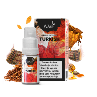 Way to Vape e-liquid TURKISH (kořeněný tabák) 10ml/18mg
