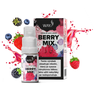 Way to Vape e-liquid BERRY MIX (bobulovité plody) 10ml/6mg