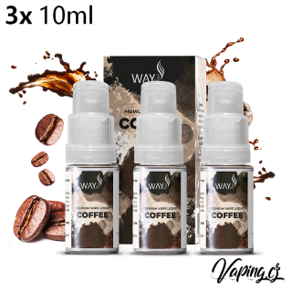 Way to Vape e-liquid COFFEE (káva) 3x10ml/3mg