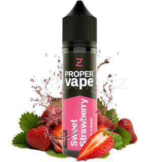 Zeus Juice Proper Vape aroma SWEET STRAWBERRY (sladké jahody) 10/60ml