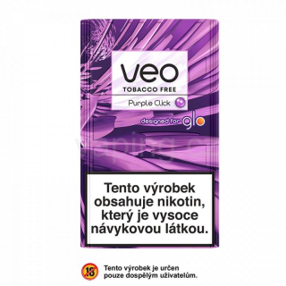 Glo VEO - PURPLE CLICK bylinná náplň (krabička 20ks)