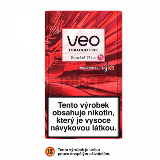 Glo VEO - SCARLET CLICK bylinná náplň (krabička 20ks)