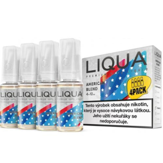 LIQUA Elements American Blend (Americký Tabák) 4x10ml 6mg