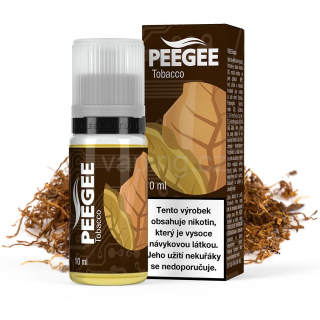 PeeGee - Tobacco 10ml (čistý tabák) 6mg