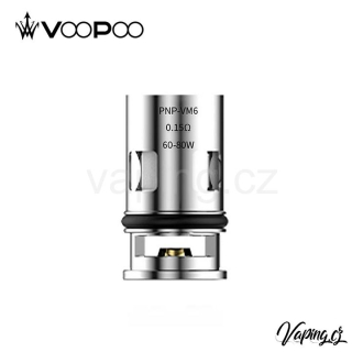 VooPoo žhavící hlava PnP-VM6 Mesh 0.15ohm