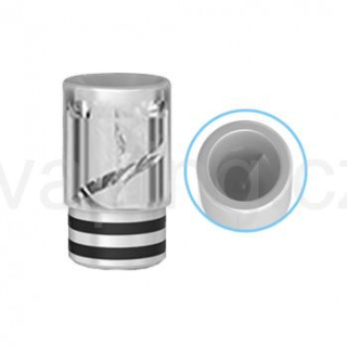 Náustek 510 (drip tip) Joyetech spirálový - transparentní