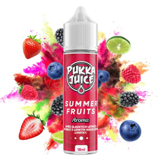 Příchuť Pukka Juice SUMMER FRUITS (bobulovitá směs s limetkou) 60/10ml
