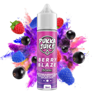 Příchuť Pukka Juice BERRY BLAZE (černý rybíz a modrá malina ice) 60/10ml