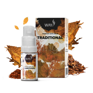 Way to Vape e-liquid TRADITIONAL (tradiční tabák) 10ml/0mg