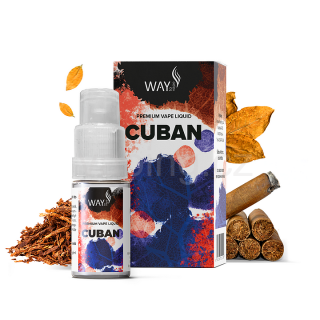 Way to Vape e-liquid CUBAN (doutníkový tabák) 10ml/0mg