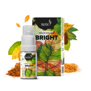 Way to Vape e-liquid BRIGHT (jemný tabák) 10ml/0mg