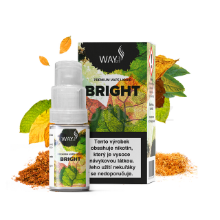 Way to Vape e-liquid BRIGHT (jemný tabák) 10ml/3mg
