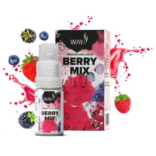 Way to Vape e-liquid BERRY MIX (bobulovité plody) 10ml/0mg
