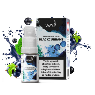 Way to Vape e-liquid BLACKCURRANT (svěží černý rybíz) 10ml/18mg