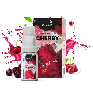 Way to Vape e-liquid CHERRY (třešeň) 10ml/0mg