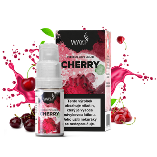 Way to Vape e-liquid CHERRY (třešeň) 10ml/12mg