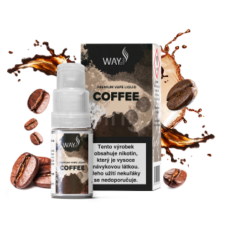 Way to Vape e-liquid COFFEE (káva) 10ml/3mg