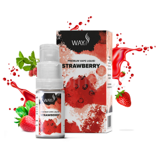 Way to Vape e-liquid STRAWBERRY (jahoda) 10ml/0mg
