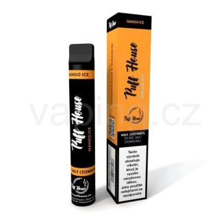 Jednorázová e-cigareta Puff House MANGO ICE (16,9mg)