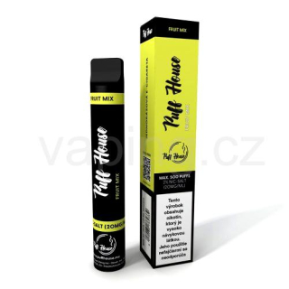 Jednorázová e-cigareta Puff House FRUITY MIX (16,9mg)