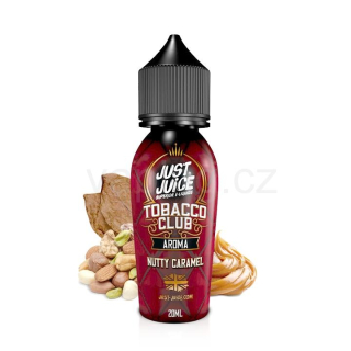 Just Juice aroma Tobacco Club NUTTY CARAMEL (tabák, oříšky a karamel) 60/10ml