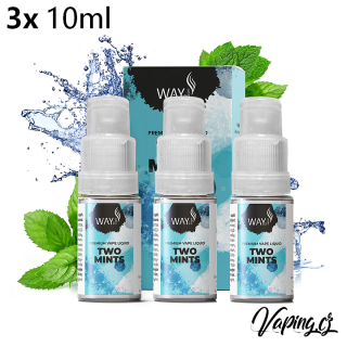 Way to Vape e-liquid TWO MINTS (máta) 3x10ml/0mg