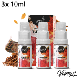 Way to Vape e-liquid TURKISH (kořeněný tabák) 3x10ml/0mg