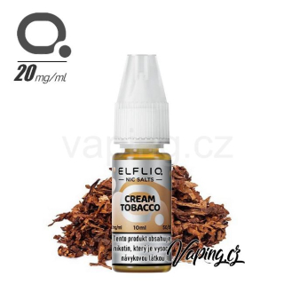ELFLIQ Salt CREAM TOBACCO 20mg (jemný sladký tabák) 10ml