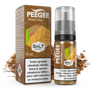 PeeGee SALT - DESERT SHIP 10ml (světlý Virginia tabák) 10mg