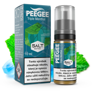 PeeGee SALT - TRIPLE MENTOL 10ml (trojitý mentol) 20mg